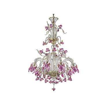  Glass and Glass Traditional Venetian chandeliers -1970/8 PS1025284