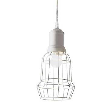  Ideal Lux Cage SP1 Square Bianco 114910 PS1020100