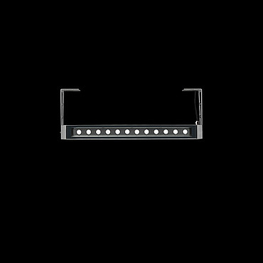  Ares Arcadia640 Power LED / With Brackets L 200mm - Transparent Glass - Adjustable - Medium Beam 40  / Black 545014.4 PS1026376-42319