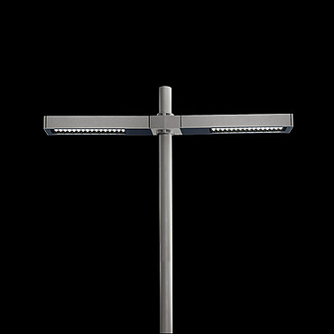  Ares Dooku600 Power LED / Pole ⌀ 76mm - Double Top Pole - Wide Beam 120 (Wide Spaces - Public Areas - Parking Areas) / Anthracite 539011.3 PS1026801-43744