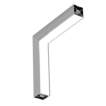  Flos In-Finity 100 Recessed Trim 3000K General Lighting Anodized Grey N10TDC3G02 PS1031231-55568