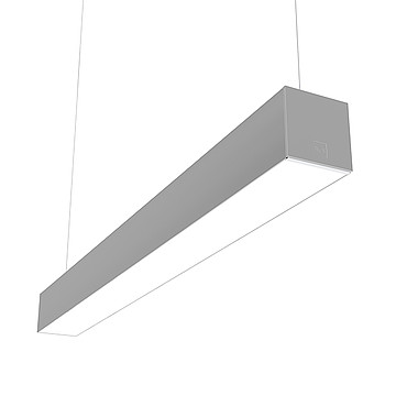  Flos In-Finity 100 Suspension Down 3000K Micro-Prismatic Diffuser Anodized Grey N10D143U02 PS1029159-55040