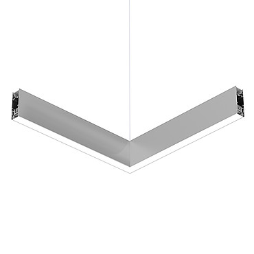  Flos In-Finity 35 Suspension Up & Down 3000K Micro-Prismatic Diffuser Anodized Grey N35UFC3U02B PS1031228-56893