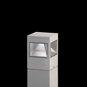  Ares Leo160 on post Power LED / Omnidirectional - Transparent Glass / Grey 123244118.6 PS1026706-43534