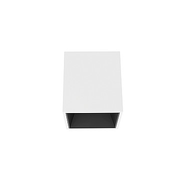  Flos Kap 80 Surface Square Mains Dimming White / Black 03.5957.B1 PS1030255-60408