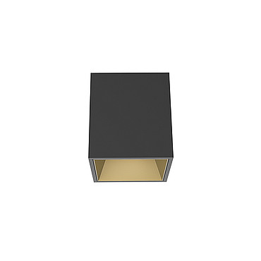  Flos Kap 80 Surface Square Mains Dimming Black / Matt Gold 03.5911.14 PS1030255-60306