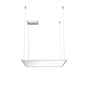  Flos Super Flat Suspension 60x60 Down No Dimmable Grey 09.5010.02A PS1030299-60555