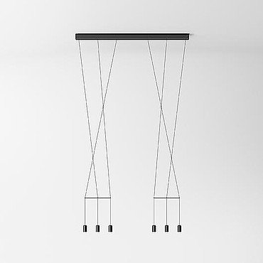  Vibia Wireflow Lineal Black lacquer / RAL 9005 033804 PS1034655