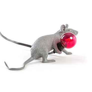  Seletti Mouse Lamp Grey PS1034023