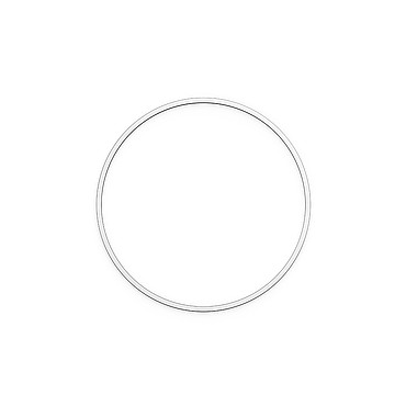  Artemide A.24 Stand-alone - Ceiling Circular - Diffused Emission - O 1122mm - 4000K - DALI - Brushed Silver AQ64115 PS1036828-90782