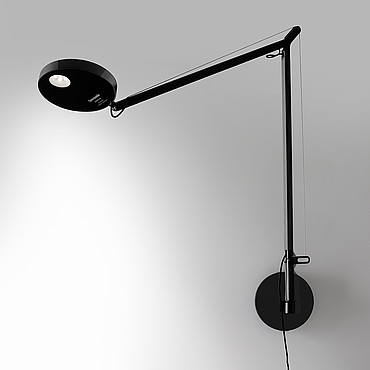  Artemide Demetra Led black wall with Movement detector - Body 3000K 1735050A+1742040A PS1036803-92217