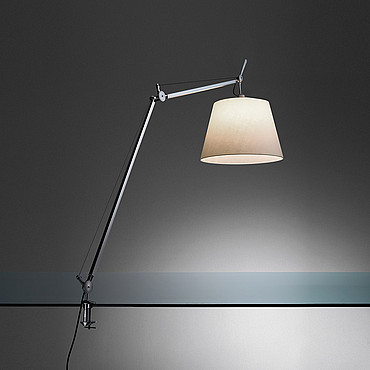  Artemide Tolomeo Mega Table LED 2700K Alluminum with dimmer on head 0761W10A+A004100 PS1037522-95689