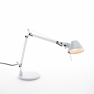  Artemide Tolomeo Micro Table - Glossy white 0011820A PS1037199-95665