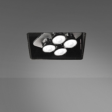  Artemide Una Pro 75 Adjustable Recessed - 4 LED 6 3000K Aluminium DD0014I00D1W PS1037536-95907
