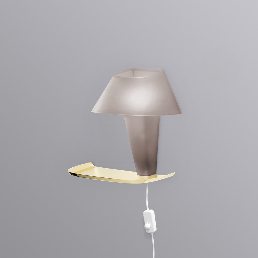 Светильник Wever & Ducre REVER WALL1.1 WITH TRAY+PLUG B 6511CSGGB PS1025093-31428