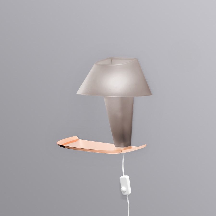 Светильник Wever & Ducre REVER WALL1.1 WITH TRAY+PLUG B 6511CSGPB PS1025093-31430