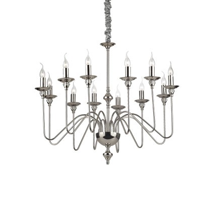 Люстра Ideal Lux Artu SP12 Cromo 073132 PS1019663