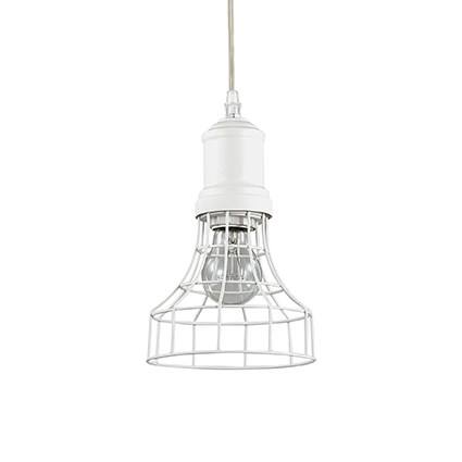 Подвес Ideal Lux Cage SP1 Plate Bianco 122632 PS1019456