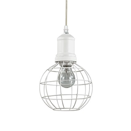 Подвес Ideal Lux Cage SP1 Round Bianco 114927 PS1020099