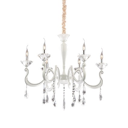 Люстра Ideal Lux Candido SP6 Bianco 067872 PS1019629