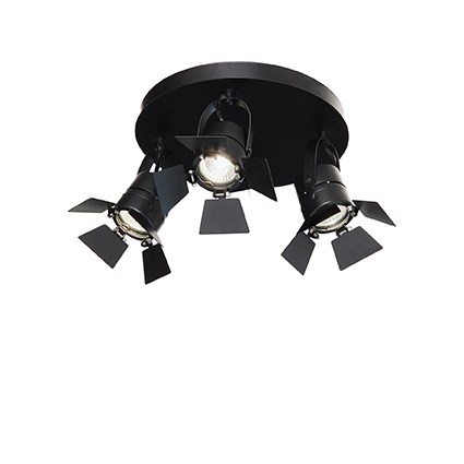 Спот Ideal Lux Ciak AP3 Nero 095691 PS1020196