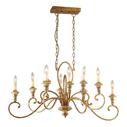 Люстра Ideal Lux Cortina SP10 Ruggine 088433 PS1019660