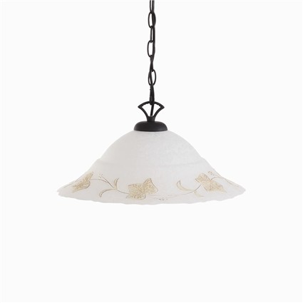 Подвес Ideal Lux Foglia SP1 D50 Ambra 21430 PS1020430