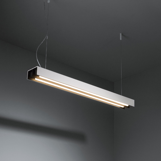 Светильник Modular United 2x TL5S 21/39W dali/pushdim GI white struc - black 11800329 PS1024814-29283