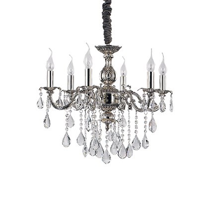 Люстра Ideal Lux Impero SP6 Argento 002408 PS1019631
