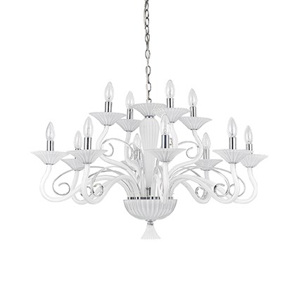 Люстра Ideal Lux Maximilian SP12 Bianco 111513 PS1019612
