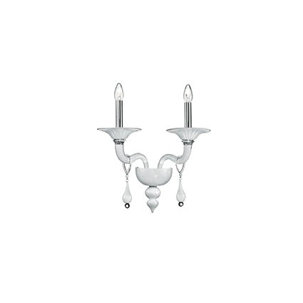 Бра Ideal Lux Miramare AP2 Bianco 080888 PS1020282