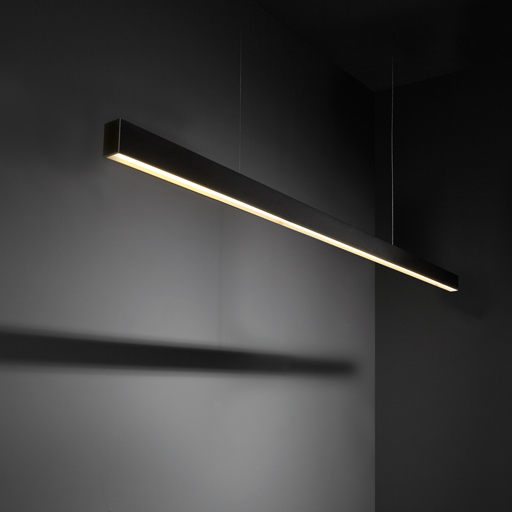 Светильник Modular SL mini naked RM surf SLS continuous 1x28/54W down GI black struc - gold interior 93430018 PS1024683-28482