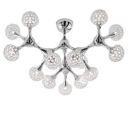 Люстра Ideal Lux Nodi Crystal PL15 Cromo 093512 PS1019506