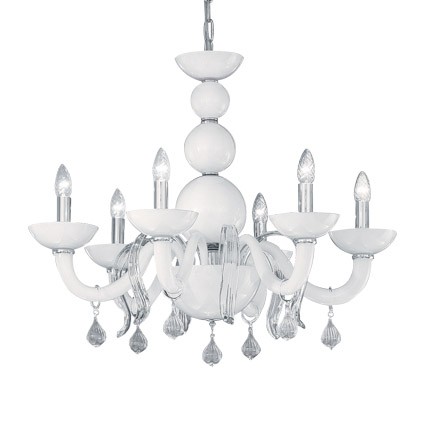 Люстра Ideal Lux Windsor SP6 Bianco 022765 PS1019625