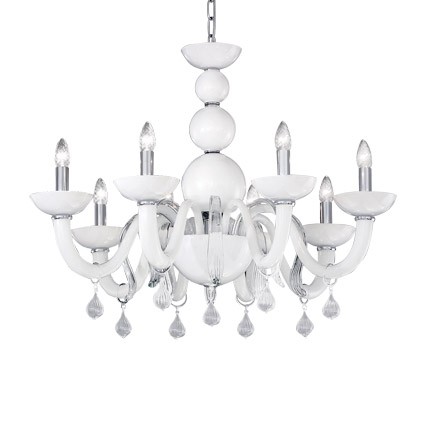 Люстра Ideal Lux Windsor SP8 Bianco 022772 PS1020295