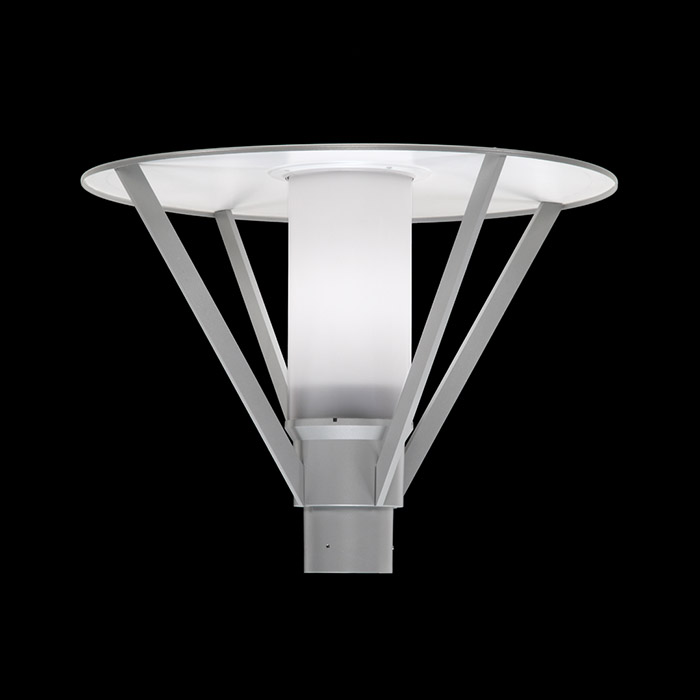 Светильник Ares Andrea Power LED / Pole ⌀ 102mm - Opal (inside) Acrylic Diffuser / Anthracite 121265114.3 PS1026817-43777