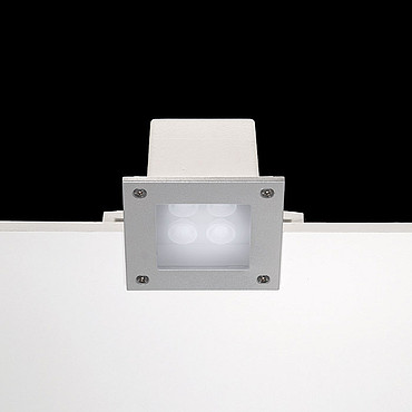  Ares Ara Power LED / 125x125mm - Sandblasted Glass  / Grey 10392134.6 PS1026135-41453