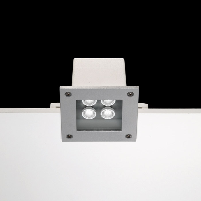 Светильник Ares Ara Power LED / 125x125mm - Transparent Glass - Medium Beam 40° / Grey 10321723.6 PS1026135-41441