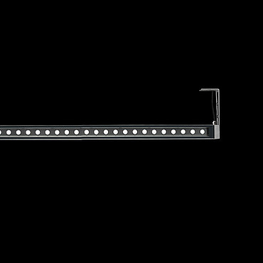  Ares Arcadia1240 Power LED / With Brackets L 200mm - Transparent Glass - Adjustable - Medium Beam 40   / Black 545050.4 PS1026404-42431