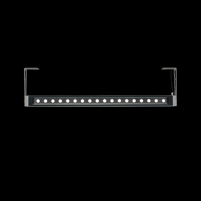 Светильник Ares Arcadia940 Power LED / With Brackets L 200mm - Transparent Glass - Adjustable - Narrow Beam 10° / Grey 545029.6 PS1026390-42365