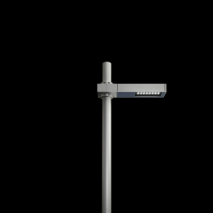 Светильник Ares Dooku400 Power LED / Pole ⌀ 76mm - Single Top Pole - Street Light Optic (Foot and Cycle Paths) / Grey 539044.6 PS1026769-35542
