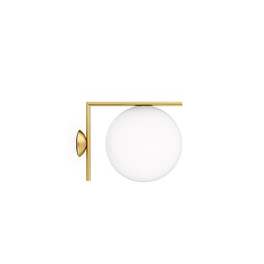  Flos IC Lights Ceiling/Wall 2 Brushed brass F3179059 PS1027414-48385