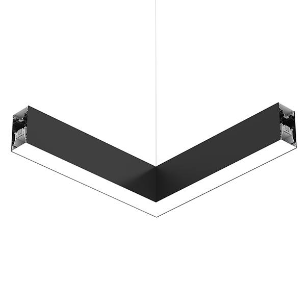  Flos In-Finity 70 Suspension Up & Down 3000K Micro-Prismatic Diffuser Dali Black N70UFC3U14BDA PS1031248-57951