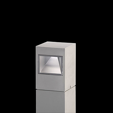  Ares Leo160 on post Power LED / Bidirectional - Transparent Glass / White 123241137.1 PS1026702-35486
