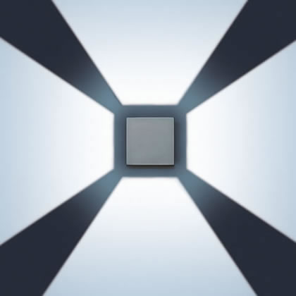 Светильник Simes LIFT SQR. 4WIN 60°+LED 3K 18,2W GRY S.5090N.14 PS1027289-44939