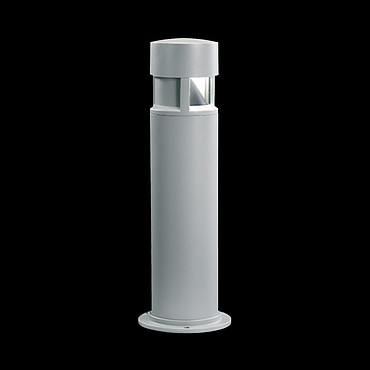  Ares MiniSilvia on post / H. 550 mm - Transparent Glass - 120 Emission / Grey 936787.6 PS1026714-43582