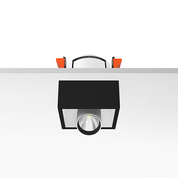 Светильник Flos Johnny 120 Semi-Recessed 1L Square High Performance – Housing Black 03.0803.14 PS1028014-49479