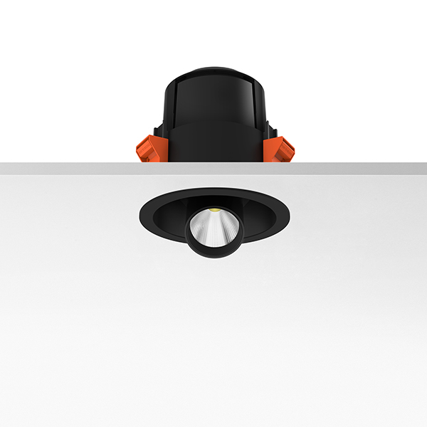 Светильник Flos Johnny 120 Round 1L – Recessed Universal Frame Black 03.0742.14 PS1028038-49496