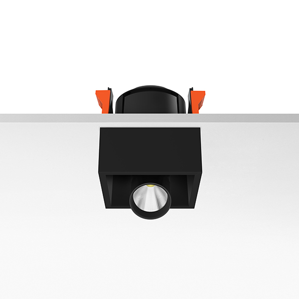 Светильник Flos Johnny 120 Semi-Recessed 1L Square – Housing Black 03.0744.14 PS1028014-49521