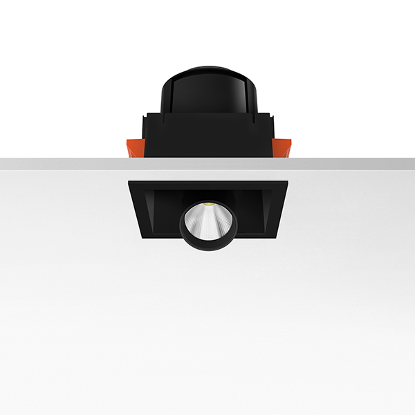 Светильник Flos Johnny 120 Square 1L High Performance – Recessed Universal Frame Black 03.0801.14 PS1028037-49516